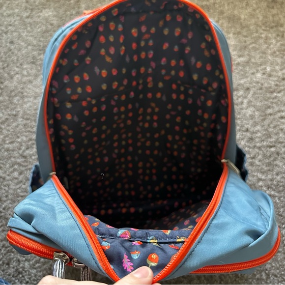 Vera Bradley Lighten Up Grand Backpack in Mineral Blue - Picture 6 of 8